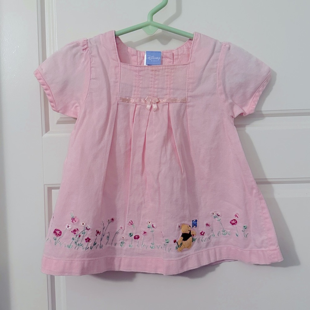 Winnie the Pooh Disney Baby Girls Embroidered Blouse